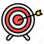 archery, bullseye, dartboard, sports, target board 