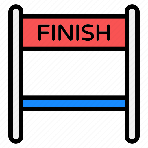 Finish, finish line, finish race, finishing line, goal icon - Download on Iconfinder
