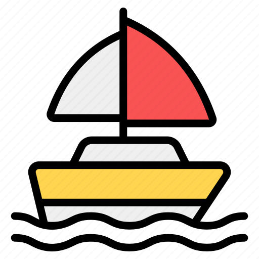 Boating, sailing, watercraft, watersports, yacht icon - Download on Iconfinder