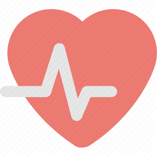 Cardiology, heart, heartbeat, lifeline, pulse icon - Download on Iconfinder