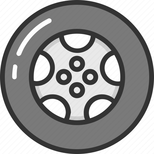 Alloy rims, automobile, car wheel, spare parts icon - Download on Iconfinder