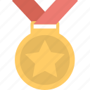achievement, medal, position, reward, winner