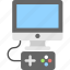 gamepad, joypad, monitor, playstation, video game 