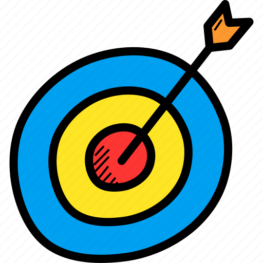 Archery, arrow, board, bull, dart, eye icon - Download on Iconfinder
