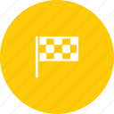 checkered, end, f1, flag, race