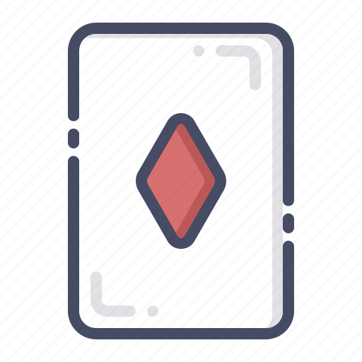 Card, casino, diamond, gamble, luck, playing icon - Download on Iconfinder