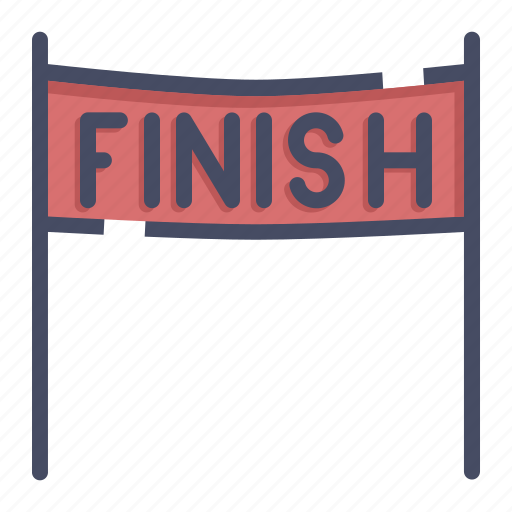 Finish, line, race icon - Download on Iconfinder