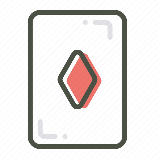 Card, casino, diamond, gamble, luck, playing icon - Download on Iconfinder