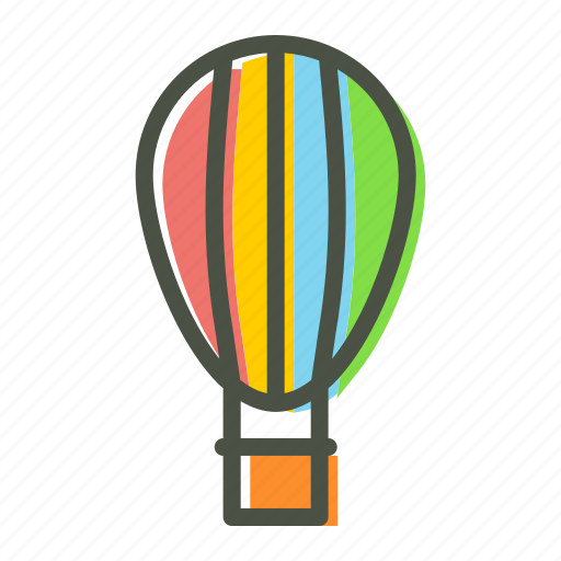Balloon, fly, parachute, air icon - Download on Iconfinder