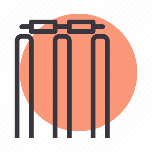 Bails, cricket, game, out, play, stumps, wicket icon - Download on Iconfinder