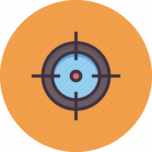 Aim, crosshair, goal, hit, shoot, target icon - Download on Iconfinder
