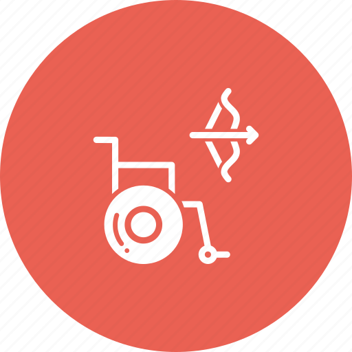 Archery, bow, disabled, games, handicapped, paralympic, paralympics icon - Download on Iconfinder