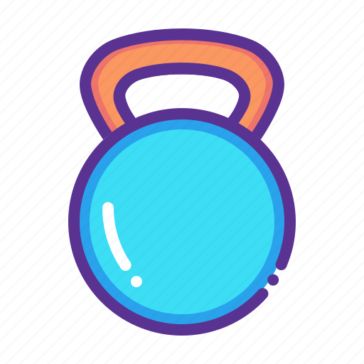Exercise, fitness, kettlebell, lift, weight, workout icon - Download on Iconfinder