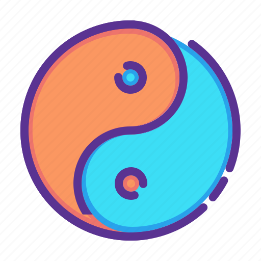 Philosophy, spirituality, taoism, yang, yin icon - Download on Iconfinder