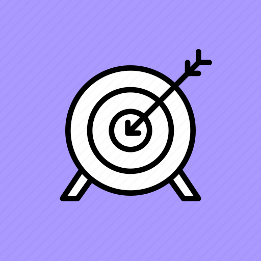 Archery, arrow, bullseye, game, olympics, target icon - Download on Iconfinder