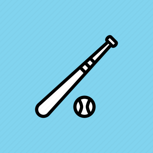 Ball, baseball, bat, game, hit, play icon - Download on Iconfinder