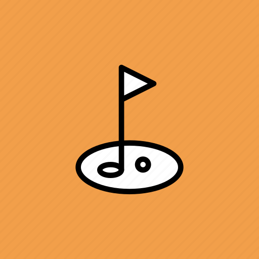 Ball, club, course, field, flag, game, golf icon - Download on Iconfinder