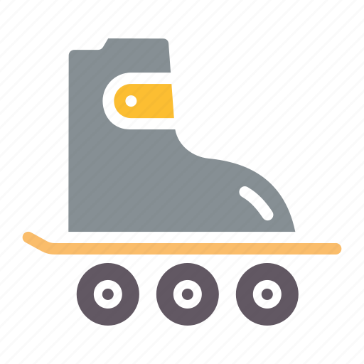 Roller, rolling, shoes, skate, skater, skating icon - Download on Iconfinder