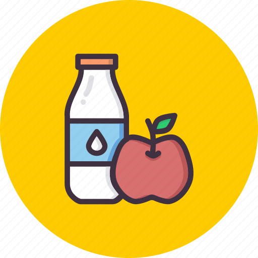 Apple, diet, exercise, fitness, food, milk, protein icon - Download on Iconfinder