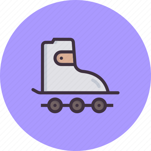 Roller, rolling, shoes, skate, skater, skating icon - Download on Iconfinder