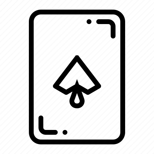 Card, casino, gamble, gambling, luck, playing, spade icon - Download on Iconfinder