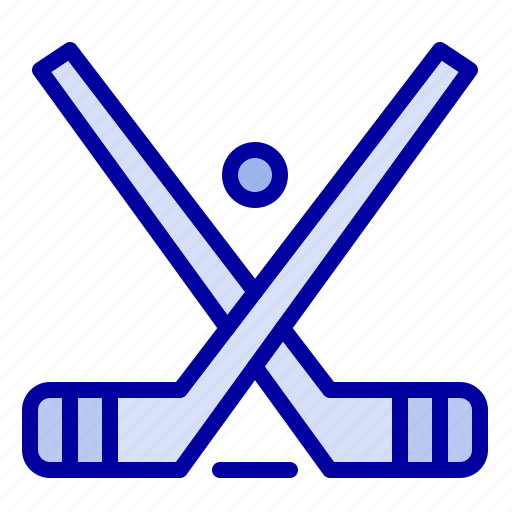 Emblem, hockey, ice, stick, sticks icon - Download on Iconfinder