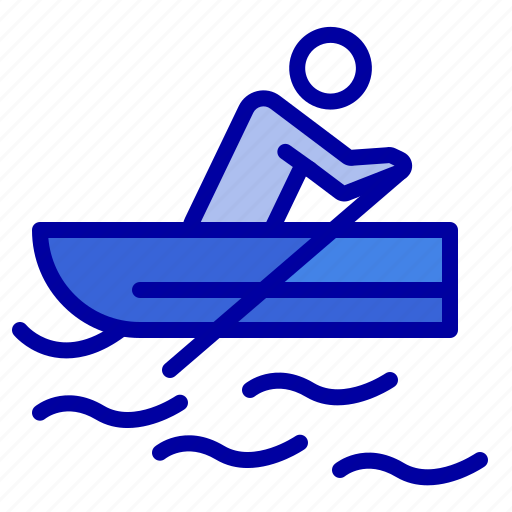 Boat, rowing, training, water icon - Download on Iconfinder