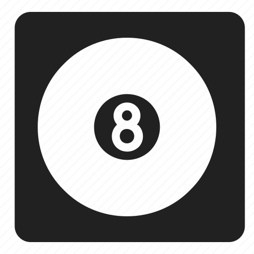 Ball, ball eight, billiard, set, sports, square icon - Download on Iconfinder