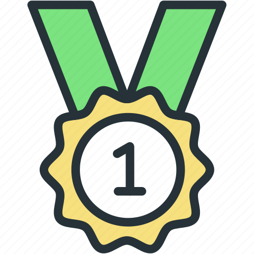 First, medal, place, sports, winner icon - Download on Iconfinder