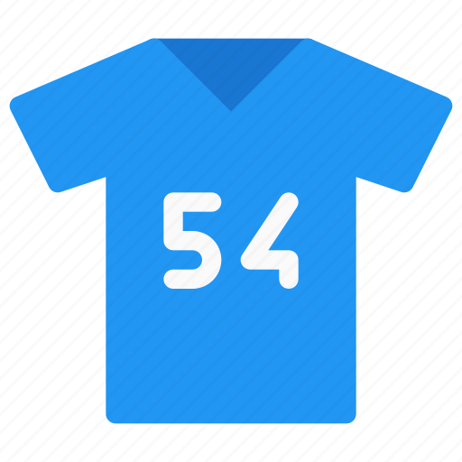 Attire, game, jersey, numbered, play, soccer, t-shirt icon - Download on Iconfinder