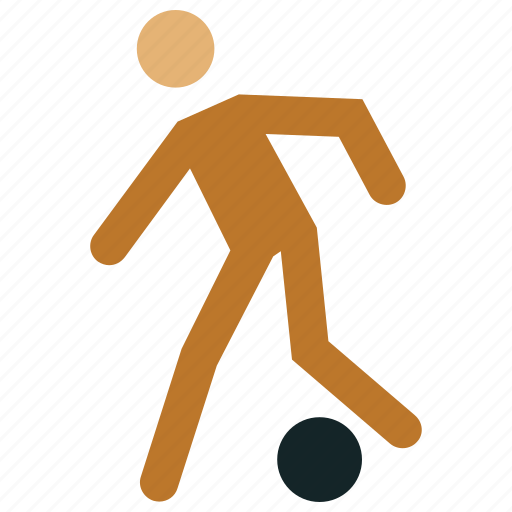 Football, football player, man playing football, playing football, sports icon - Download on Iconfinder