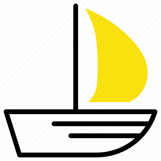 Boat, sailboat, sailing, sports, water, yacht icon - Download on Iconfinder