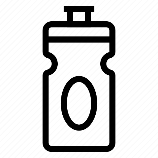 Bottle, drink, drinkingwater, glass, glasswaterbottle, sportsbottle, waterbottle icon - Download on Iconfinder