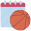 basketball, game, date, sport, activity, schedule, scheduling 