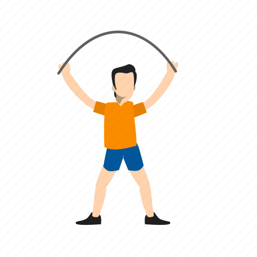 Exercise, fitness, jump, jumping, lifestyle, rope, skip icon - Download on Iconfinder
