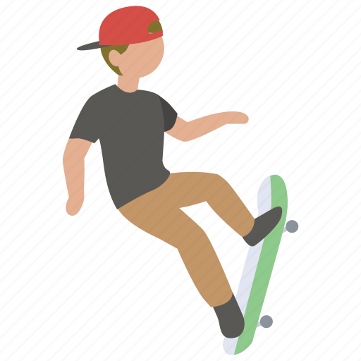 Flip, hobby, pro, skateboard, skateboarder, skateboarding, trick icon - Download on Iconfinder