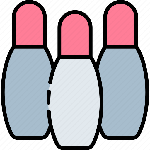 Bowling pins, bowling game, hitting pins, bowling, game, sport, play icon - Download on Iconfinder