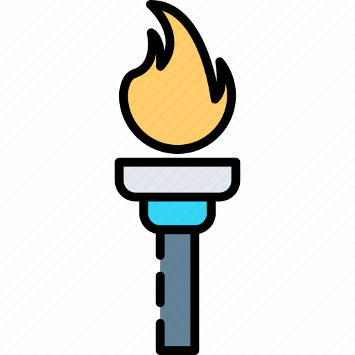Torch, light, lamp, sports, sport light, athletic light, game icon - Download on Iconfinder