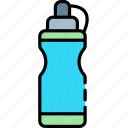 water bottle, bottle, water, drink, drink bottle, sports bottle, beverage