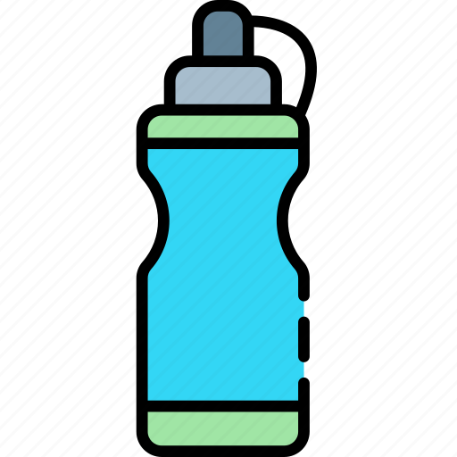 Water bottle, bottle, water, drink, drink bottle, sports bottle, beverage icon - Download on Iconfinder