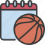 basketball, game, date, sport, activity, schedule, scheduling 