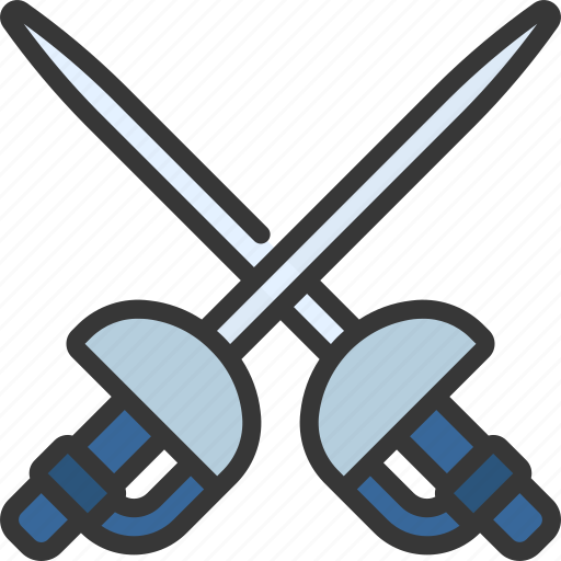 Fencing, swords, sport, activity, weapons icon - Download on Iconfinder