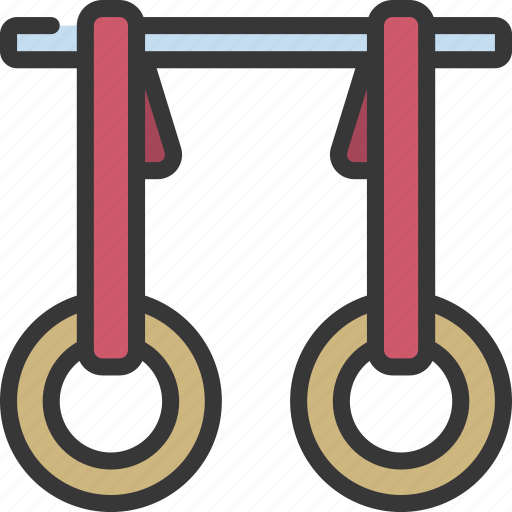 Gymnastics, rings, sport, activity, gymnast icon - Download on Iconfinder
