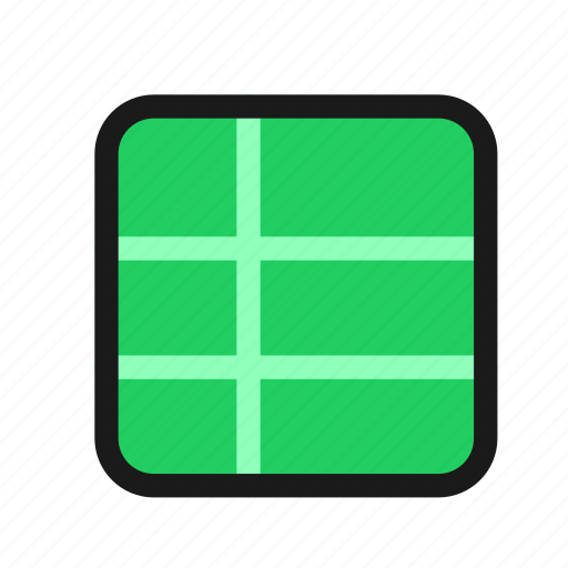 Spreadsheet, sheet, table, row, column, cell, data analytics icon - Download on Iconfinder