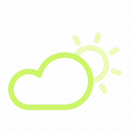 Cloud, cloudy, day, forecast, spring, sun, weather icon - Download on Iconfinder