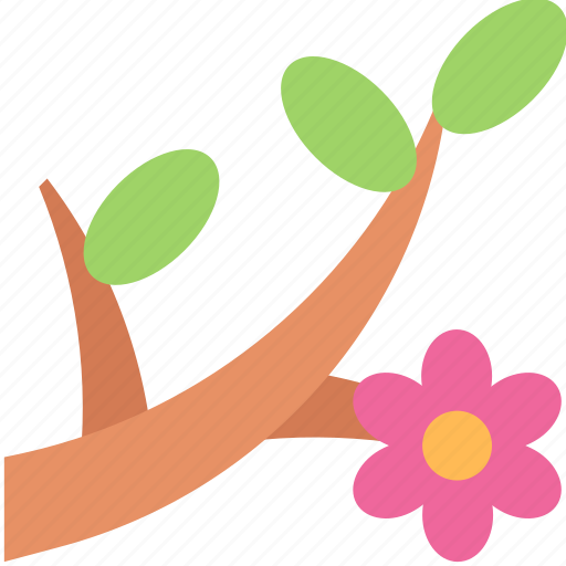 Branch, floral, flower, leaf, leaves, nature, twig icon - Download on Iconfinder