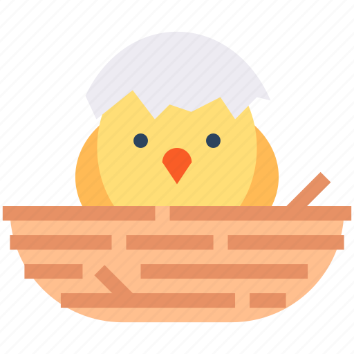 Animal, bird, chick, nature, nest, wildlife icon - Download on Iconfinder