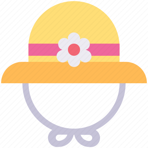 Accessories, fashion, floral, flower, gardening, hat icon - Download on Iconfinder