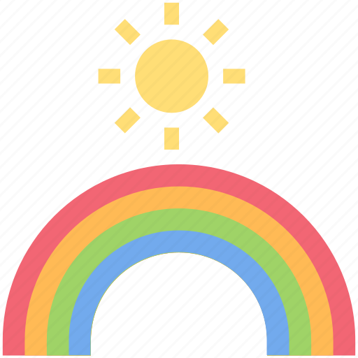 Nature, rainbow, spring, sun, sunny, weather icon - Download on Iconfinder