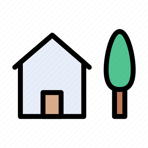 Garden, home, house, park, spring icon - Download on Iconfinder